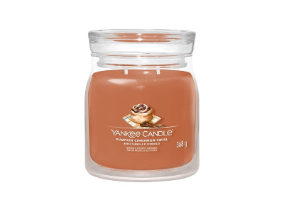 Qiri aromatik Yankee Candle Pumpkin Cinnamon Swirl, 368 g