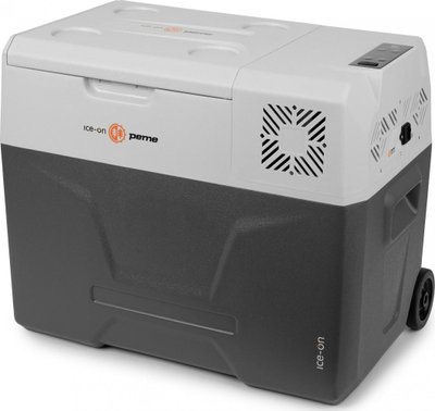 Frigorifer & ngrohës portativ Peme Expedition, 39L, 60 W, i hirtë