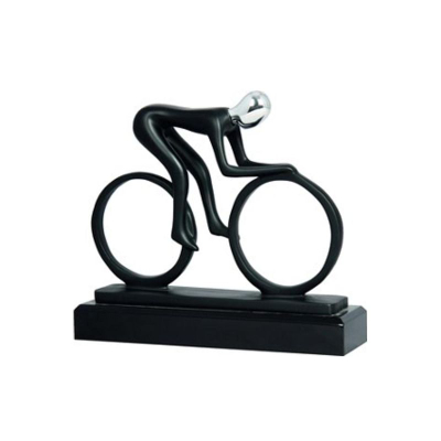Figurinë dekorative Victoria Sport Cast RFEXL5001, çiklist, 21cm, e zezë