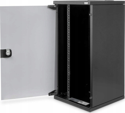 Kabinet rrjeti Digitus DN-10-12U-B, montim në mur, 12U, gri