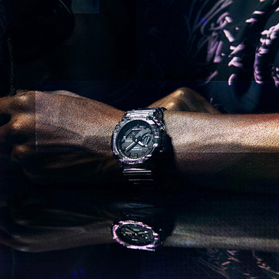Orë për meshkuj Casio G-SHOCK, e kaltër