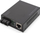 Media konvertues PoE Digitus Gigabit, RJ45 në SC SM, PSE, i zi
