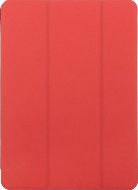 Mbulesë tableti Pomologic BookCase për iPad Pro 11" M4 2024, plastike, me kapak inteligjent, e kuqe