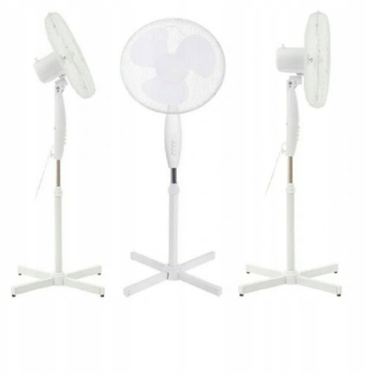 Ventilatori në dysheme FLO, 40 cm, i bardhë