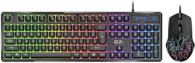 Set gaming tastierë dhe maus Genius Scorpion KM GX3, RGB, USB, i zi