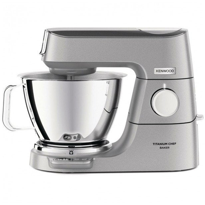 Mikser planetar Kenwood Titanium Chef Baker KVC85.314SI, 1200W, tas 5 l, ngjyrë argjendi