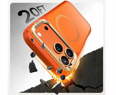 Kuti mbrojtëse I-Blason Shockproof për iPhone 17 Pro Max, MagSafe, rezistencë rënieje 6m, portokalli