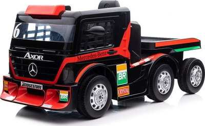 Makina elektrike për kalamoj Lean Cars Mercedes XMX622B, me gjysmërimorkio, ekran LCD, e kuqe