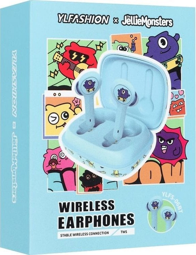 Kufje pa tela Monster Jellie YLFS-06BT, Bluetooth 5.0, TWS, blu
