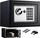 Сеф Extralink Home S-406, електронска брава, дигитален код, црн