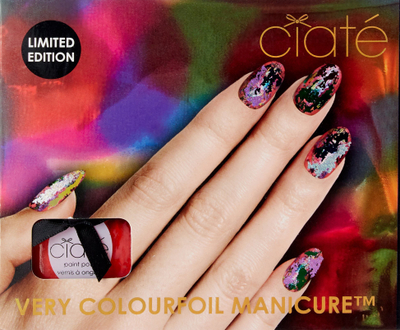 Set për thonj Ciaté Colourfoil Duo, Pink Carnival Couture dhe Grey Wonderland