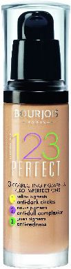 Fondatinë e lëngshme Bourjois Paris 123 Perfect 057 Light Bronze, SPF 10, 30ml