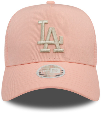 Kapele New Era Metallic Logo Trucker, për femra, blush