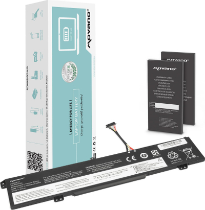 Bateri laptopi Movano Lenovo IdeaPad L340, 4600mAh, Li polymer, e zezë