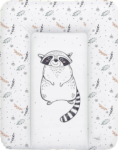 Ndenjëse ndërrimi Ceba Baby Soft Raccoon, 50x70cm, e bardhë
