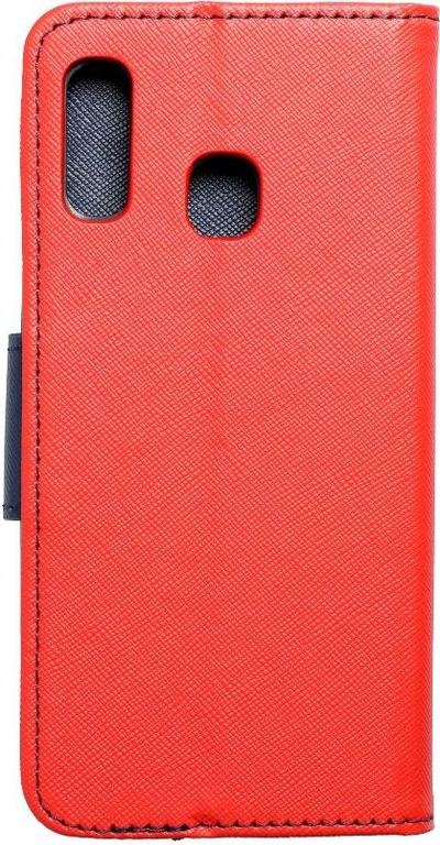 Kapak portofol Samsung Galaxy A20e OEM Fancy, me magnet, i kuq