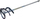 Mikser për llaç AWTools AW30468BL, M14, 140 x 600mm, metalik