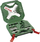 Set stërvitëse dhe bitash Bosch X-Line, 60 copë, me kuti plastike, jeshil