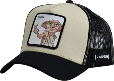 Kapele baseball Capslab Harry Potter Dobby CL-HP1-1-CT-DOB3, me rrjetë, bezhë me të zezë