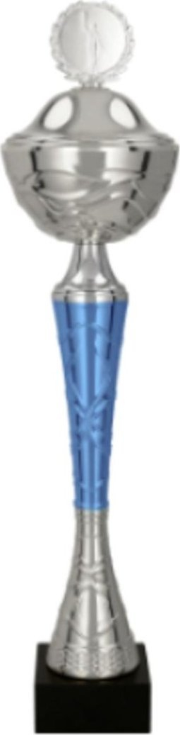 Filxhan me kapak TUMAS 21827578 BL, për pije të ngrohta, plastik, blu