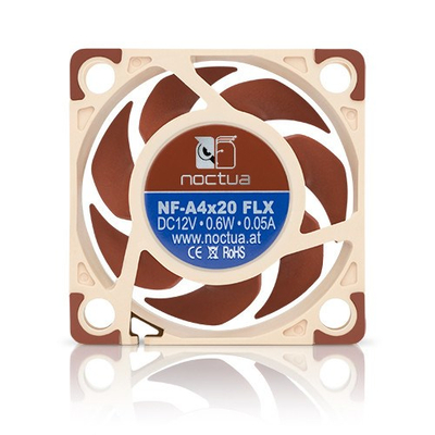 Вентилатор Noctua NF-A4x20 FLX, 40x20mm, 3700-5000 RPM, во беж