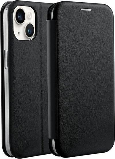 Kuti telefoni Beline Book Magnetic Realme 12, mbrojtëse tip libër, me magnet, e zezë