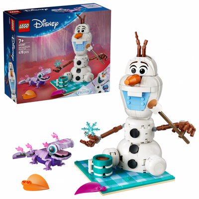 Set LEGO Disney Frozen Olaf And Bruni's Picnic Fun 43287, lodër ndërtuese, shumëngjyrësh