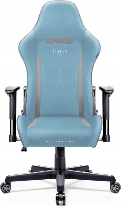 Karrige gaming Diablo X-Starter, ergonomike, me rrota, blu