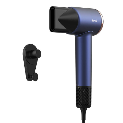 Tharëse flokësh Deerma DEM-CF50W, motor brushless, jone negative, blu