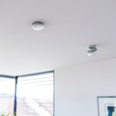 Detektor tymi dhe nxehtësie Brennenstuhl Connect WRHM01, WiFi, 85 dB, i bardhë