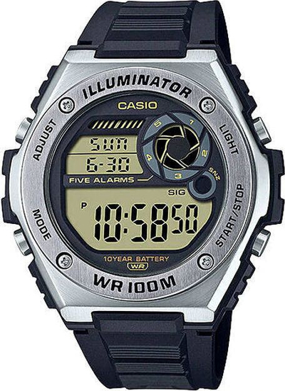 Orë burrash Casio MWD-100H-9AVEF, e zezë