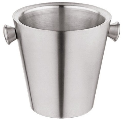 Kovë akulli KINGHoff KH-1891, çelik inox, dy shtresa, 22x22 cm, argjend