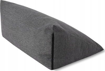 Jastëk klin Hobbygarden Wedge Pillow, ortopedik, ngjyrë grafit