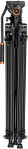 Tripod video K&amp;F Concept 72", 1.8m, me kolonë qendrore travers, alumin