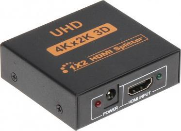 Ndarës HDMI HDMI-SP-1 / 2KF, 1x2, i zi