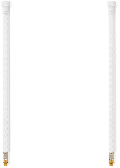 Zorrë lidhëse Tucai Mixer Hose, 2x50cm, M10 F3/8, e bardhë