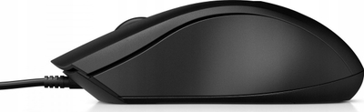 Maus HP 105, optik, me kabllo USB, i zi