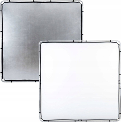 Mbulesë reflektuese Manfrotto Skylite Rapid Fabric Large LL LR82231R, 2 x 2 m, argjendtë e bardhë