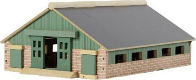 Lodër stallë fermë Kids Globe Cow Hutch 0492, përmasa 1:87, për automjete Siku 1:87, shumëngjyrëshe