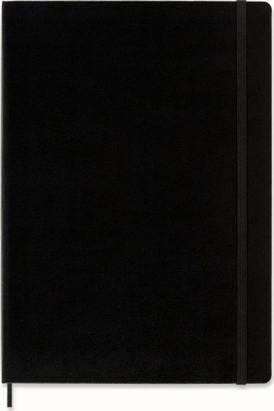Fletore Moleskine Classic A4, faqe t'bardha, kapak i fortë i zi