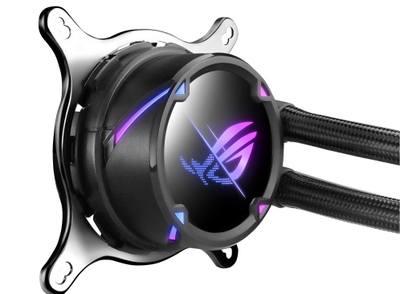 Ftohës me ujë ASUS ROG STRIX LC II 240, 12 cm, i zi