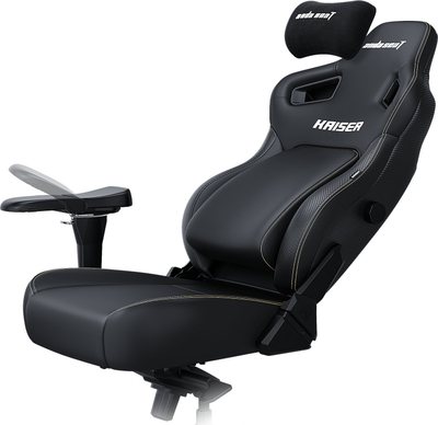 Karrige gaming AndaSeat Kaiser 4 Series XL, lëkurë PVC premium, ergonomike, e zezë elegante