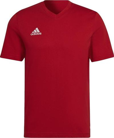 Bluzë sportive adidas Entrada 22 Tee M HC0451, pambuk, e kuqe