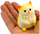 Lodër antistres Squishy Soft, mace silikoni, 7.5cm, bardhë verdhë