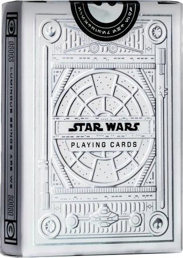 Karta letrash Theory11 Star Wars Light Side, dizajn argjendtë, edicion për koleksion, argjend edhe e bardhë