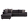Divan këndor Home HM3255.01L, stof rezistent ndaj njollave, 270x225cm, gri