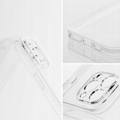 Futrollë telefoni OEM CLEAR CASE 2mm për iPhone 12, me mbrojtje kamere, transparente