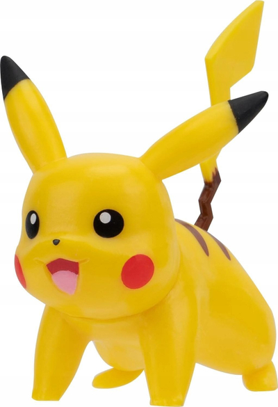 Set figurina Pokémon Battle Figure 3 Pack Jazwares, 2" Pikachu dhe Machop 3" Alolan Muk, shumëngjyrësh