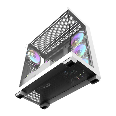 Kuti kompjuteri Darkflash DS900 (e bardhë)  7 Ventilatorë ARGB
