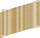 Kapëse flokësh Activeshop E-64, 6cm, 50 copë, ngjyrë ari